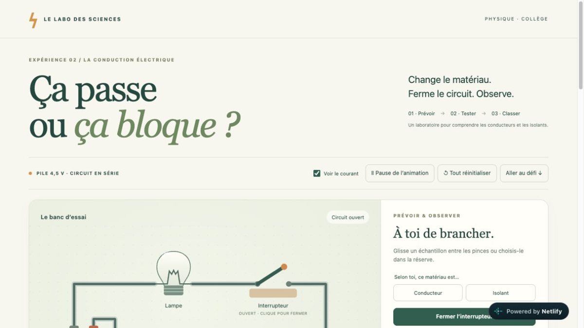 Capture réelle de l’animation : Ça passe ou ça bloque ?